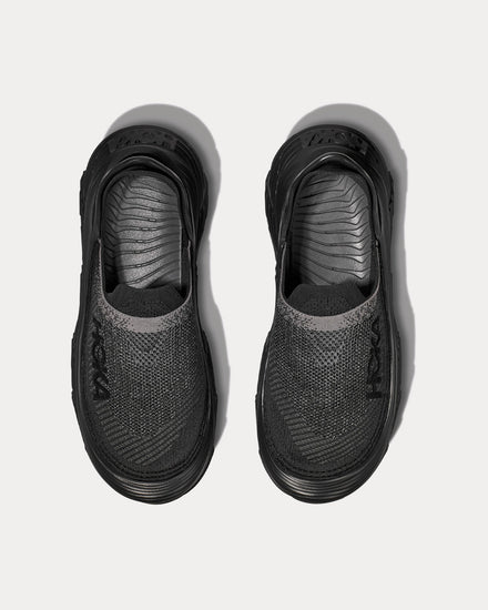 HOKA Restore TC Black / Black Slip On Sneakers - 2