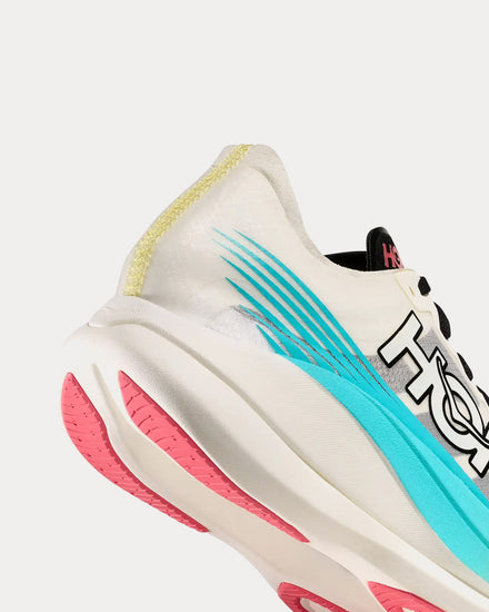 HOKA Rocket X 2 Yuzu / Cielo Blue Running Shoes - 4