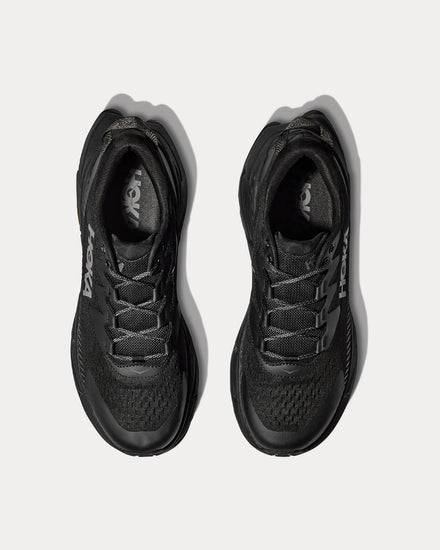 HOKA Skyline-Float X Black / Black Running Shoes - 2