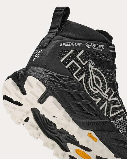HOKA Speedgoat 7 Hike GORE-TEX Black / Alabaster Hiking Boots - 6