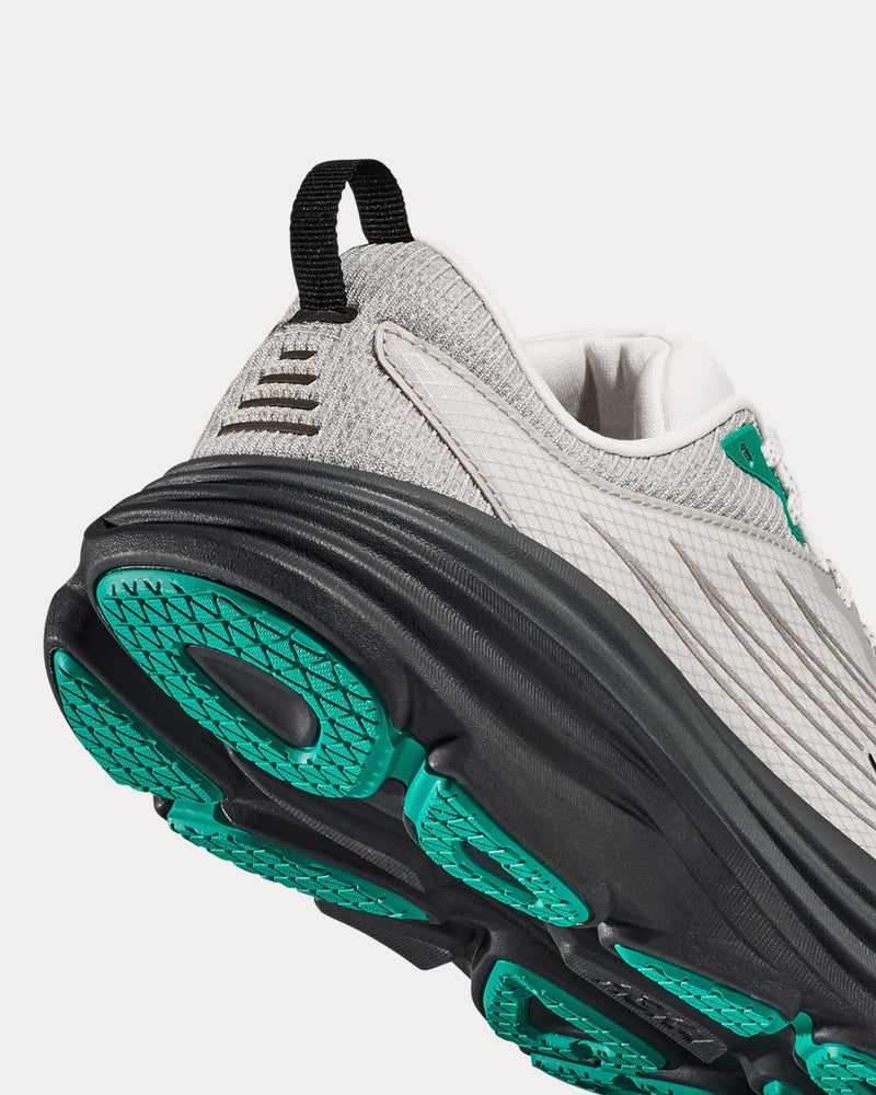 HOKA Stealth/Tech Bondi 8 Harbor Mist / Black B Running Shoes - 3
