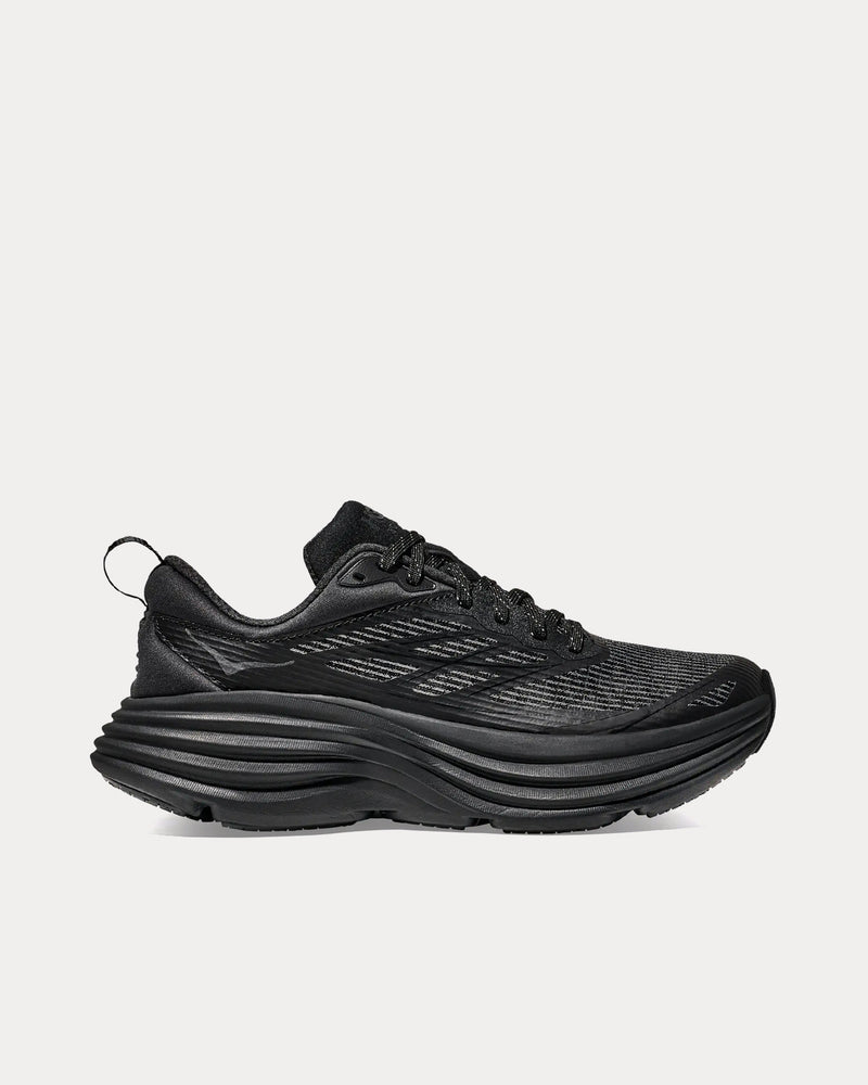 HOKA Stealth/Tech Bondi 8 Caged Black / Black Running Shoes - 1