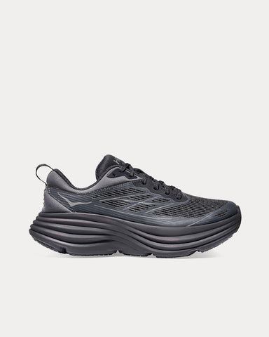HOKA Stealth/Tech Bondi 8 Caged Charcoal / Grey Skies Running Shoes