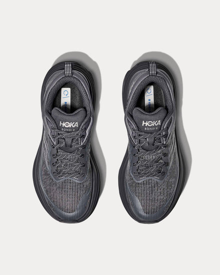 HOKA Stealth/Tech Bondi 8 Caged Charcoal / Grey Skies Running Shoes - 2