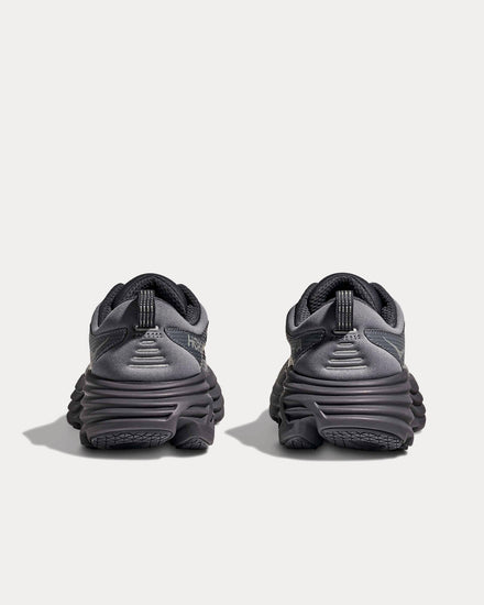 HOKA Stealth/Tech Bondi 8 Caged Charcoal / Grey Skies Running Shoes - 4