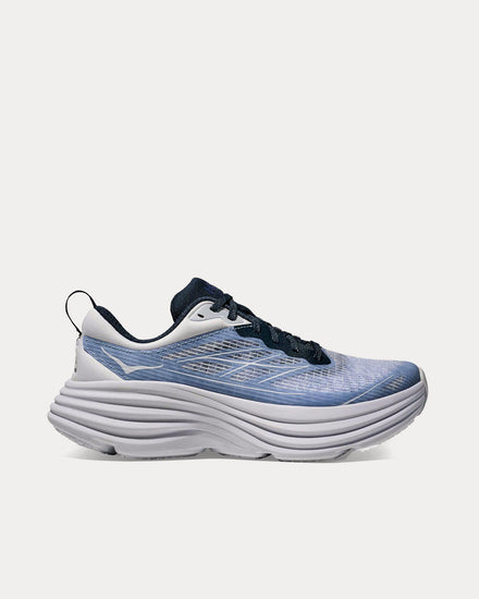 HOKA Stealth/Tech Bondi 8 Caged Sea Ice / Grape Agate Running Shoes - 1