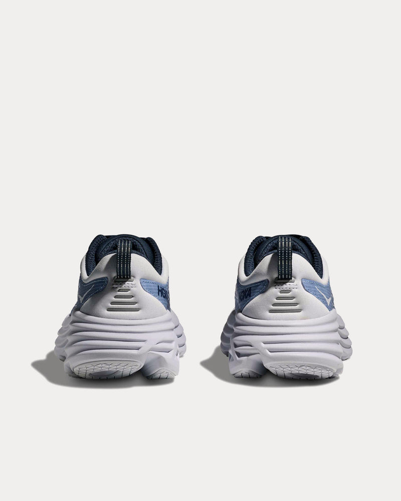 HOKA Stealth/Tech Bondi 8 Caged Sea Ice / Grape Agate Running Shoes - 4