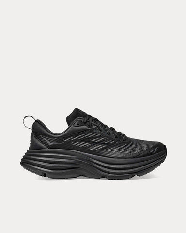 HOKA Stealth/Tech Bondi 8 Caged Silver / Black Running Shoes