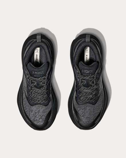HOKA Stealth/Tech Bondi 8 Caged Silver / Black Running Shoes - 2