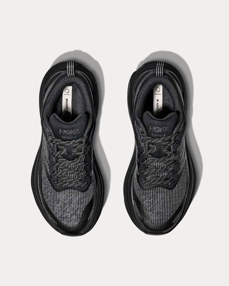 HOKA Stealth/Tech Bondi 8 Caged Silver / Black Running Shoes - 2