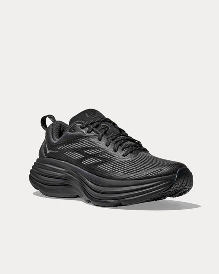 HOKA Stealth/Tech Bondi 8 Caged Silver / Black Running Shoes - 3