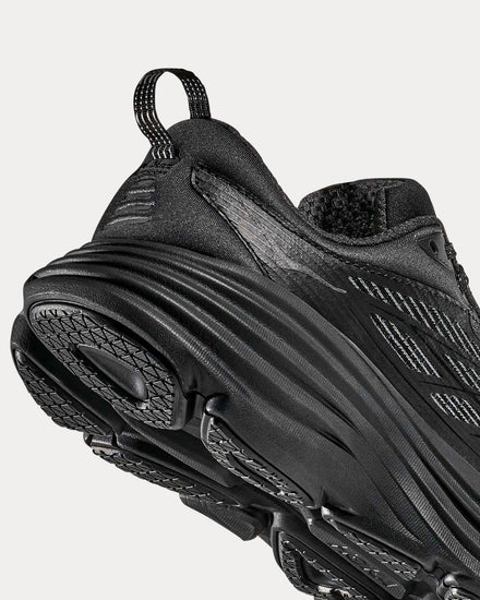 HOKA Stealth/Tech Bondi 8 Caged Silver / Black Running Shoes - 5