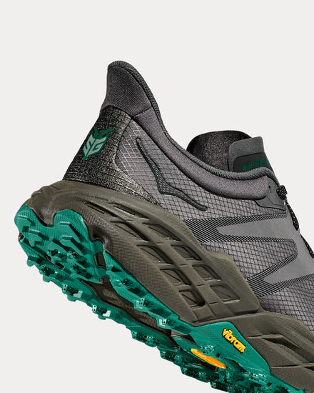HOKA Stealth/Tech Speedgoat 5 Castlerock / Black Running Shoes - 3