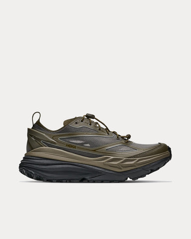 HOKA Stinson One7 Antique Olive / Black Running Shoes
