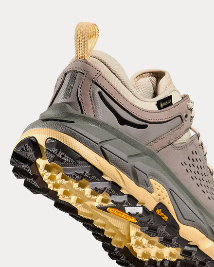 HOKA Tor Ultra Lo Gore-Tex Oat Milk / Opal Running Shoes - 3
