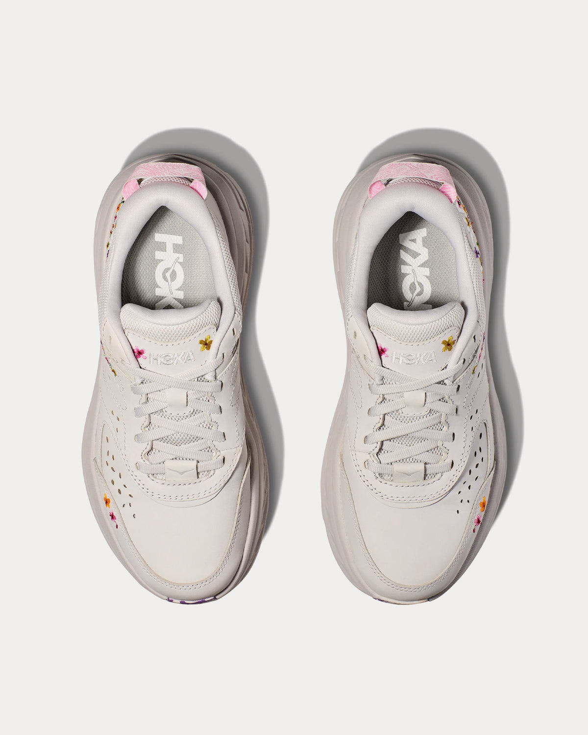 Hoka Bondi L 'Vibrant Bloom' Nimbus Cloud / Nimbus Cloud Running Shoes ...