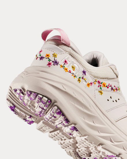 HOKA Unisex Bondi L 'Vibrant Bloom' Nimbus Cloud / Nimbus