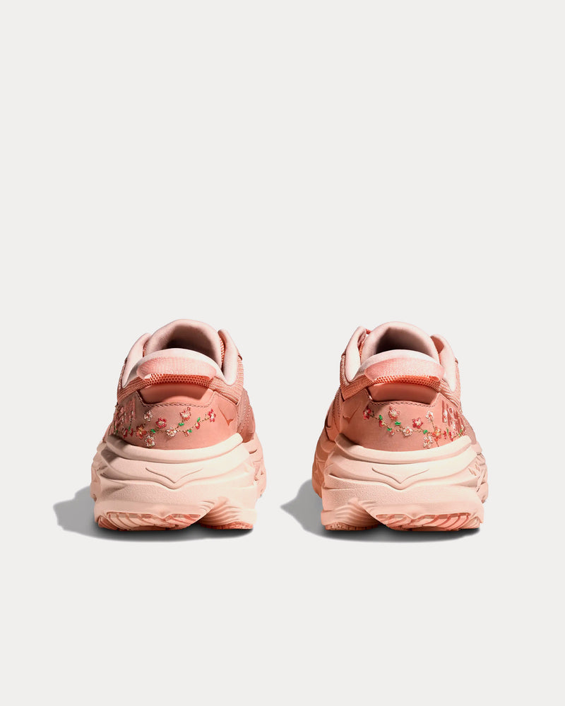 HOKA Vibrant Bloom Bondi L Dry Clay / Dawn Light Running Shoes - 4