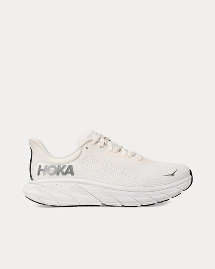 HOKA Arahi 7 Blanc De Blanc / Steel Wool Running Shoes - 1