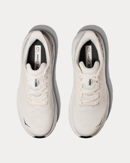 HOKA Arahi 7 Blanc De Blanc / Steel Wool Running Shoes - 2