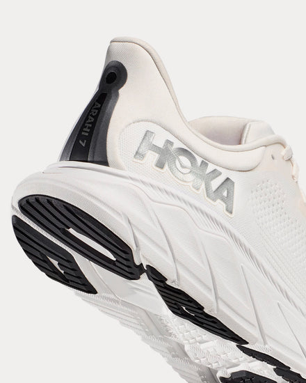 HOKA Arahi 7 Blanc De Blanc / Steel Wool Running Shoes - 3