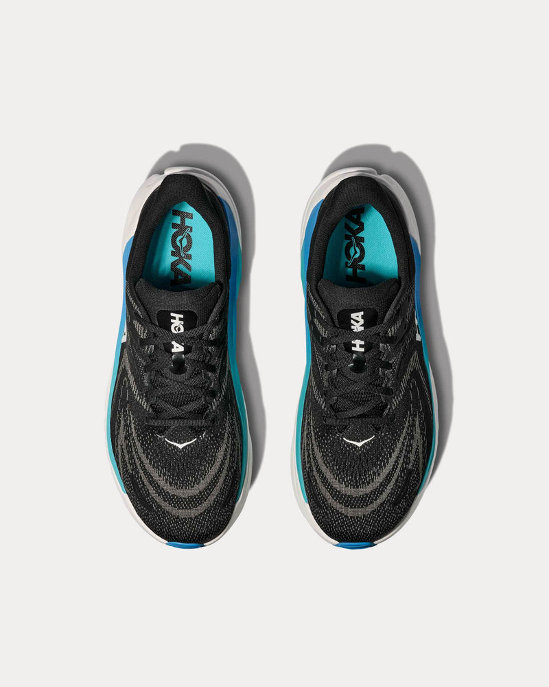 HOKA Arahi 8 Black / Skyward Blue Running Shoes - 2