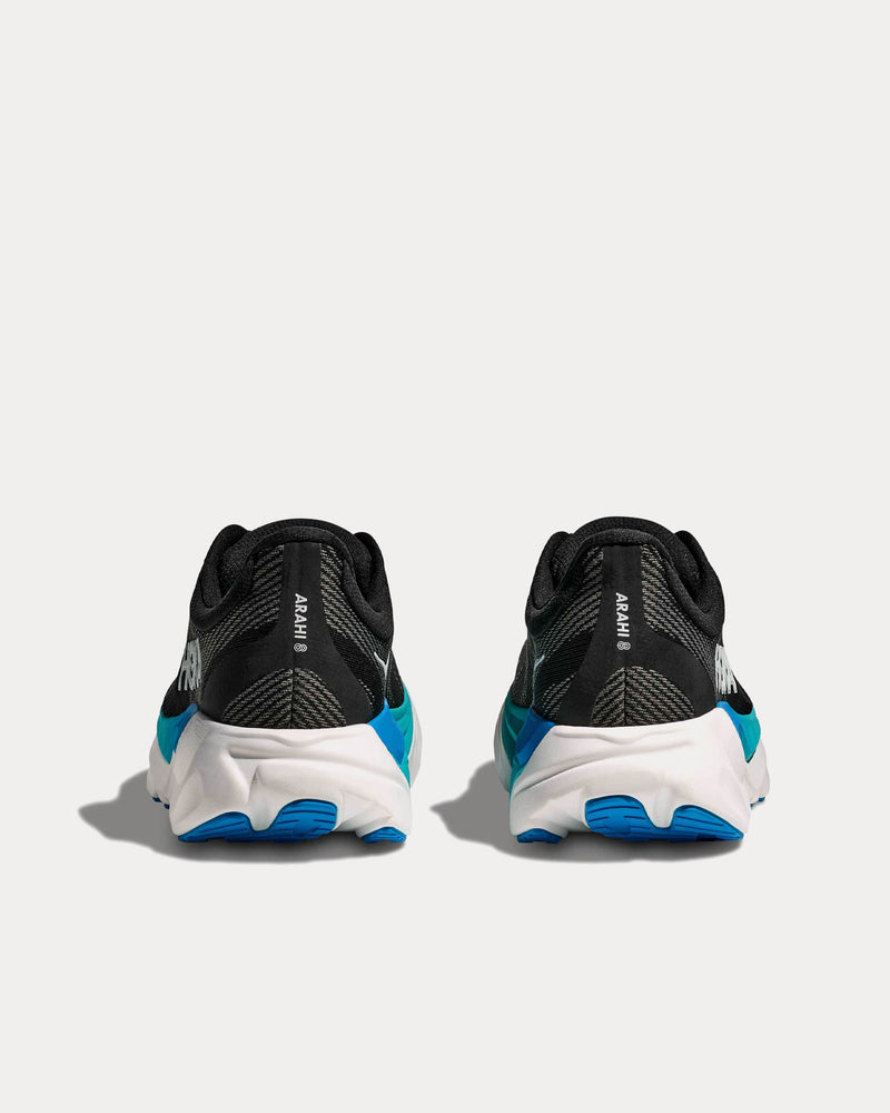 HOKA Arahi 8 Black / Skyward Blue Running Shoes - 4
