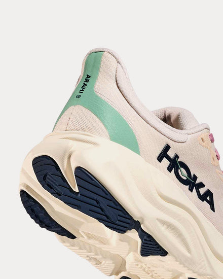 HOKA Arahi 8 Rose Cream / Alabaster Running Shoes - 5