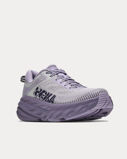 HOKA Bondi 7 Stardust / Mellow Lilac Low Top Sneakers - 3