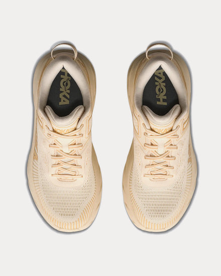 HOKA Bondi 7 Vintage Yellow / Honeycomb Low Top Sneakers - 2