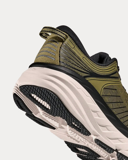 HOKA Bondi 7 Wild Rye / Black Low Top Sneakers - 5