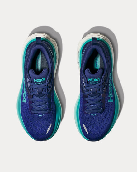HOKA Bondi 8 Bellwether Blue / Evening Sky Running Shoes - 2