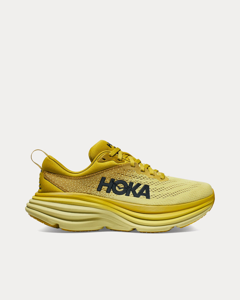 HOKA Women's Bondi 8 Golden Lichen / Celery Root Running Shoes