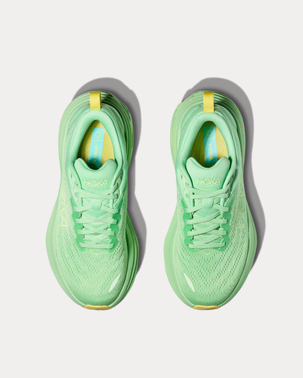 HOKA Bondi 8 Lime Glow / Lemonade Running Shoes - 2