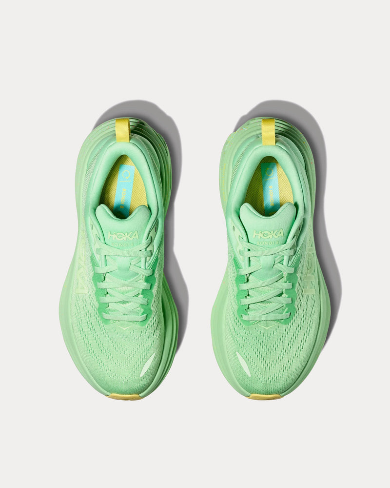 HOKA Bondi 8 Lime Glow / Lemonade Running Shoes - 2