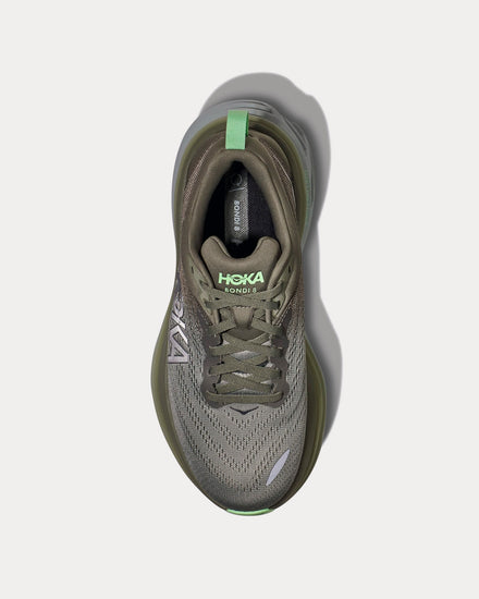 HOKA Bondi 8 Olive Haze / Mercury Running Shoes - 2