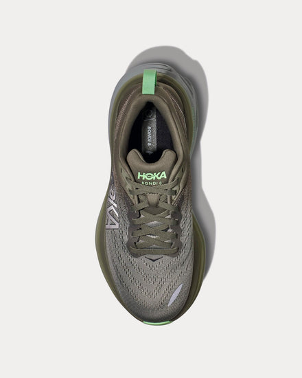 HOKA Bondi 8 Olive Haze / Mercury Running Shoes - 2