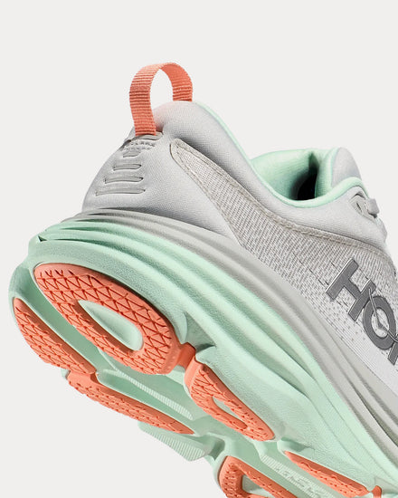 HOKA Bondi 8 Stardust / Aqua Breeze Running Shoes - 3