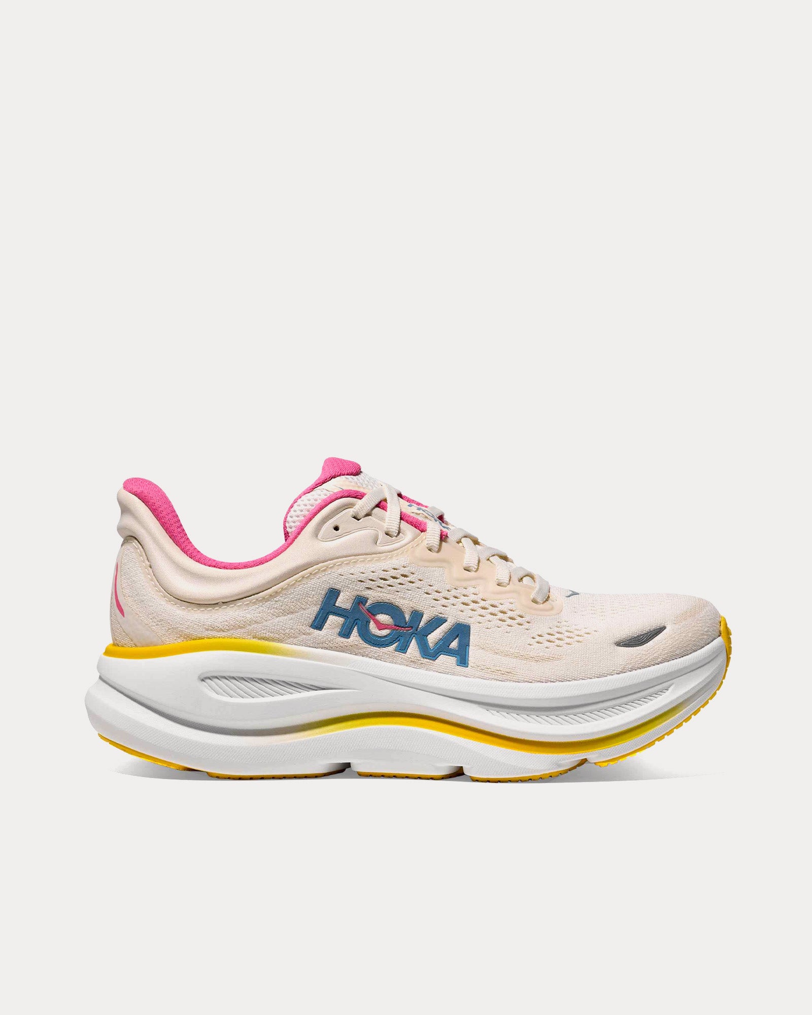 HOKA Women's Bondi 9 Alabaster / Birch Running Shoes
