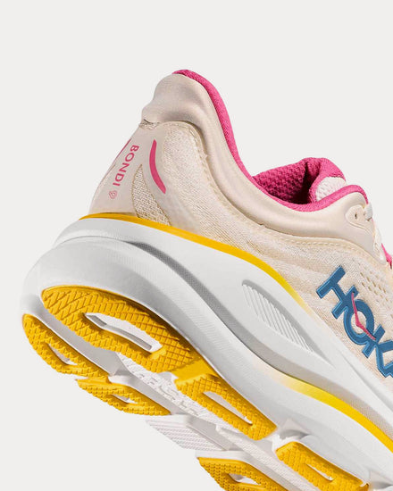 HOKA Bondi 9 Alabaster / Birch Running Shoes - 5
