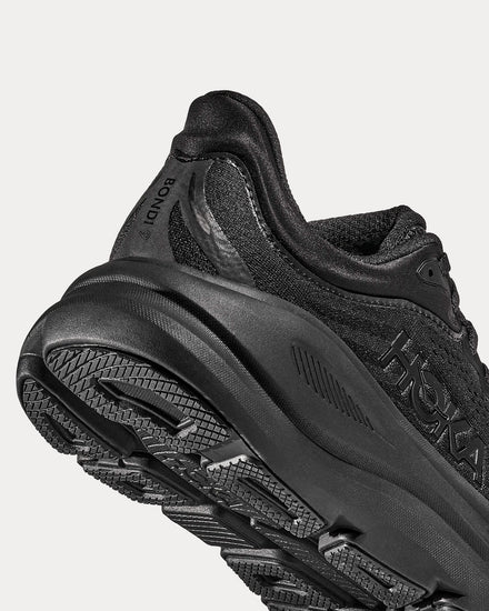 HOKA Bondi 9 Black / Black Running Shoes - 4