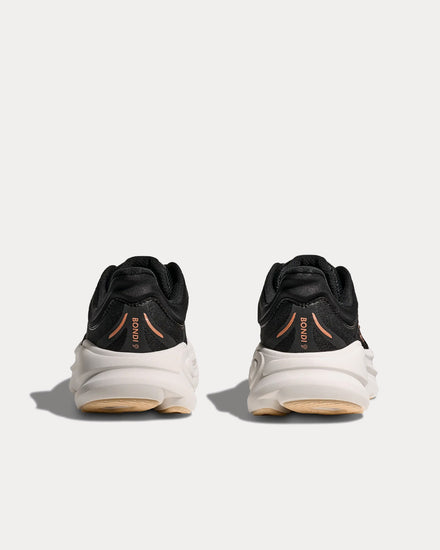 HOKA Bondi 9 Black / Rose Gold Running Shoes - 3