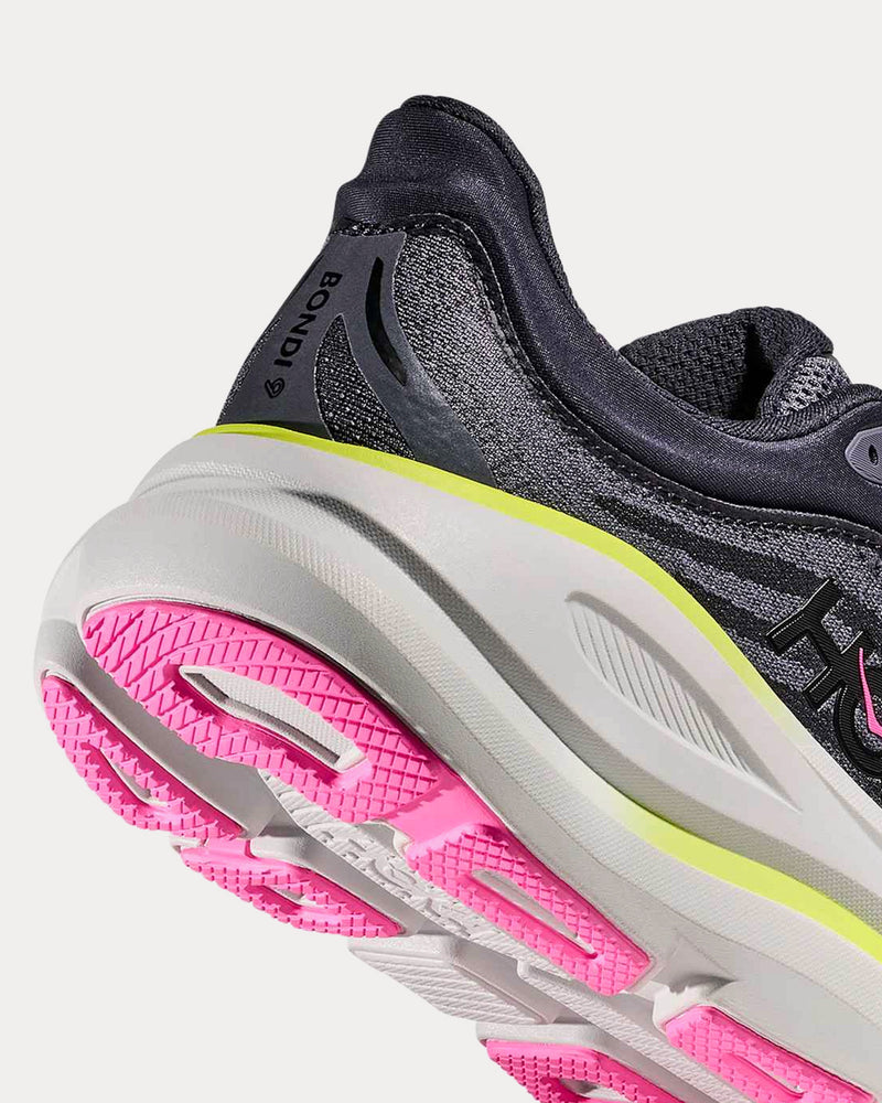 HOKA Bondi 9 Charcoal Grey / Grey Skies Running Shoes - 5