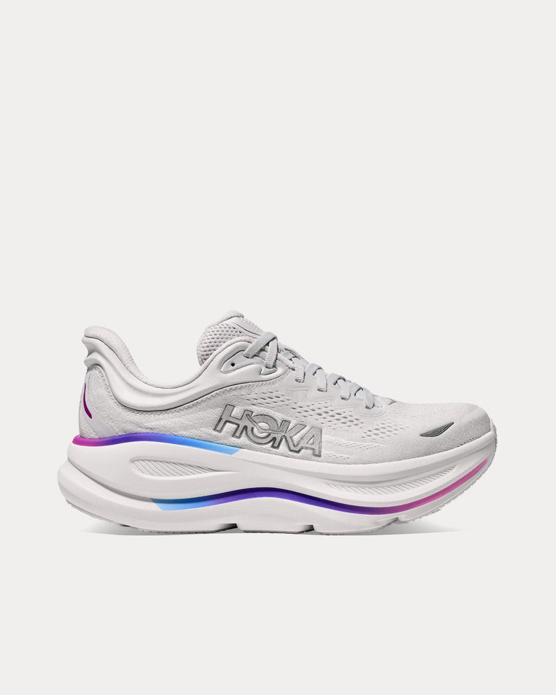 HOKA Bondi 9 Cosmic Grey / White Running Shoes - 1