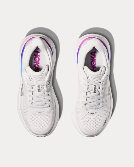 HOKA Bondi 9 Cosmic Grey / White Running Shoes - 2