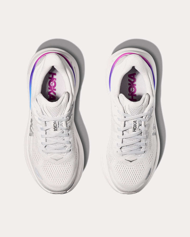HOKA Bondi 9 Cosmic Grey / White Running Shoes - 2