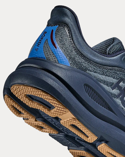 HOKA Bondi 9 Faded Navy / Dark Blue Running Shoes - 6