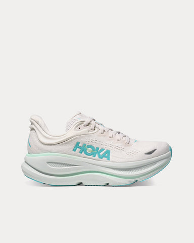 Hoka Bondi 9 Frost / Cielo Blue Running Shoes