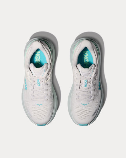 HOKA Bondi 9 Frost / Cielo Blue Running Shoes - 2