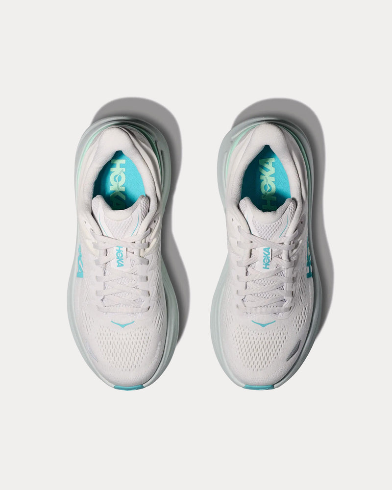 HOKA Bondi 9 Frost / Cielo Blue Running Shoes - 2